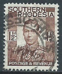 Southern Rhodesia, Sc #44, 1-1/2d Used