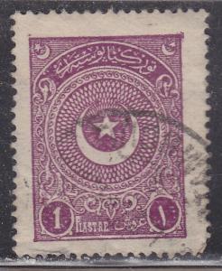 Turkey 607 Crescent and Star 1923