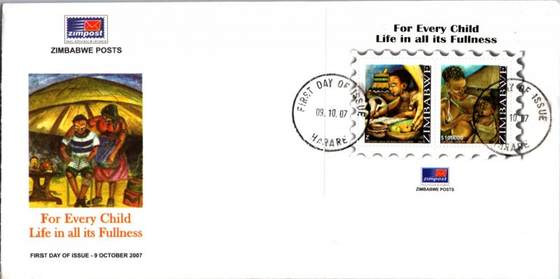 Zimbabwe, Worldwide First Day Cover