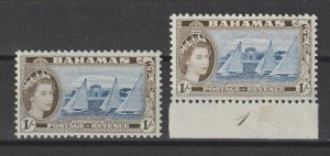 BAHAMAS 1954/63 SG 221/a MNH