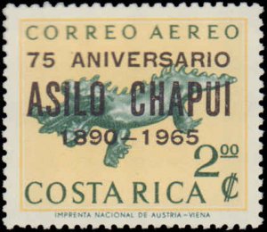 Costa Rica #C400, Complete Set, 1965, Never Hinged