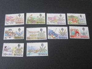 St Helena 1968 Sc 209,212-5,222-3 MNH