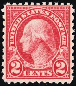 579, Mint FVF NH 2¢ P.O. FRESH Stamp CV $140 *** Stuart Katz