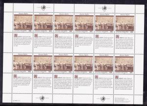 United Nations  Human Rights, # 599-600, 193-194 & 108-109, Sheets, NH, 1/3 Cat