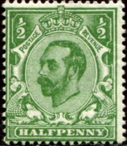 SG322 SPEC N1(5), ½d yellow-green, LH MINT. Cat £30. DIE A