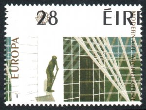 1987 Europa 28p with major colour shifts, EUROPA and date transposed, superb u/m