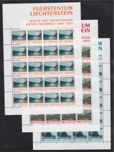 LIECHTENSTEIN, MINISHEET Paintings 1995 MNH	