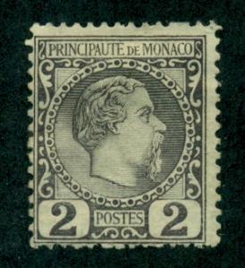 Monaco 1885 #2 MH SCV(2018)=$57.50