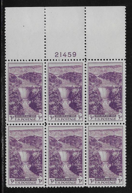 UNITED STATES SC# 774  PB/6  VF/MNH