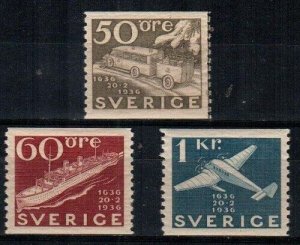 Sweden Scott 259-61 Mint NH VF (Catalog Value $135.00)