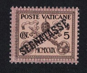 SALE Vatican Postage Due Optd 'SEGNATASSE' 1931 MH SC#J1 SG#D15