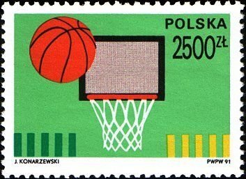 Poland 1991 MNH Stamps Scott 3047 Sport Basketball