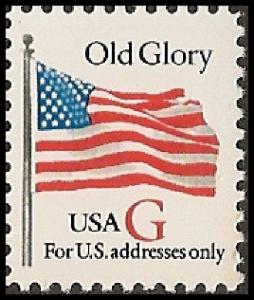 US 2882 Old Glory Red G rate 32c single MNH 1994