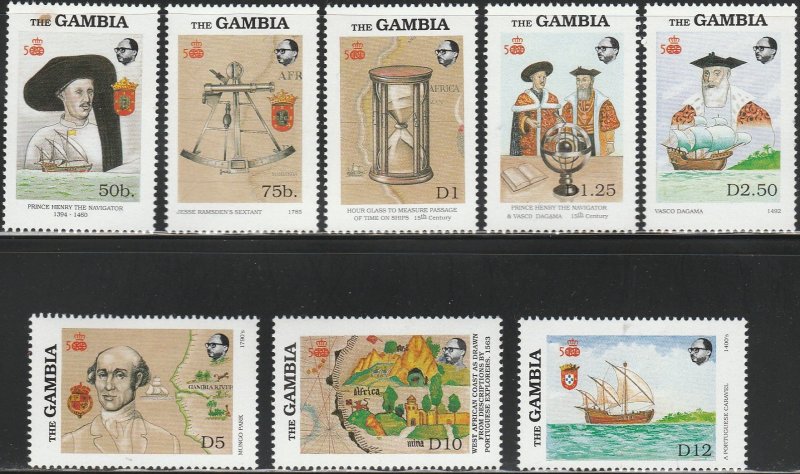 Gambia,  #788-795  Unused From 1988