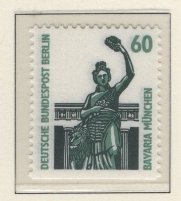 Germany  Berlin   #9N549  MNH  1987  statue 60pf  bottom imperf.