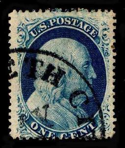 US.#24 TYPE Va D RELIEF WEISS CERT -RARE REGULAR ISSUE F/VF $700.00 (ESP#5111)