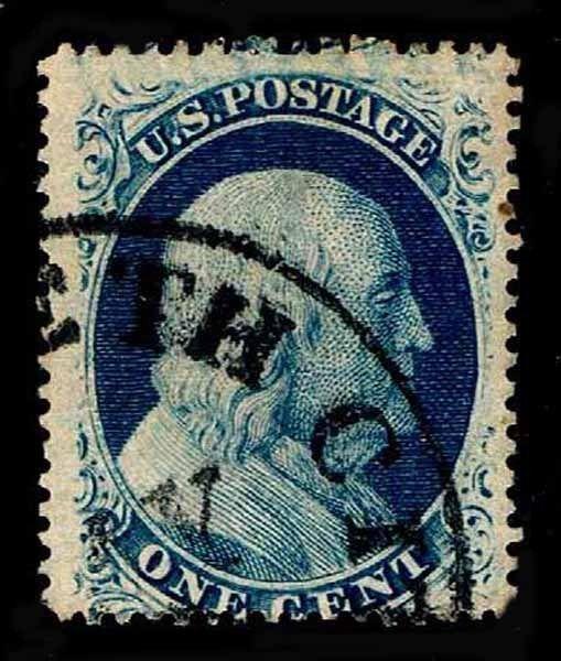 US.#24 TYPE Va D RELIEF WEISS CERT -RARE REGULAR ISSUE F/VF $700.00 (ESP#5111)