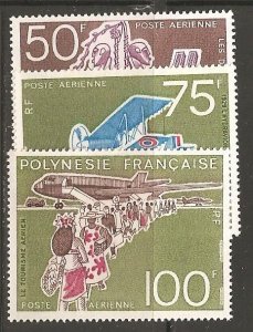 French Polynesia SC C112-14 MNH