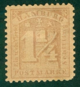 HAMBURG-GERMANY 22 MH REPRINT (RL) 3783 CV $25.00 BIN $7.50