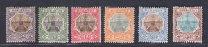 1906-10 Bermuda, Stanley Gibbons n. 34/42 - MH*