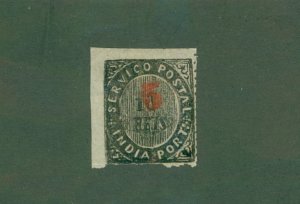 PORTUGUESE INDIA 187 A6 M (D) CV $10.00 BIN $7.00