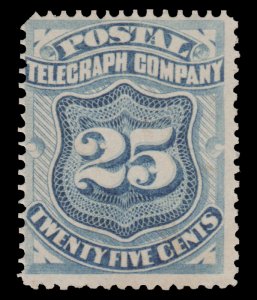 US TELEGRAPH STAMP 1885 SCOTT # 15T3. UNUSED. # 2