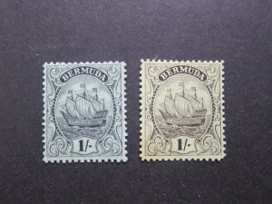 Bermuda 1927 Sc 92-93 MH