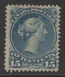 CANADA SG69 1887 15c SLATY-BLUE MTD MINT