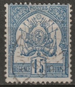 Tunisia 1888 Sc 4 used