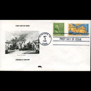 U.S.A. 1981 - FDC-1937 Battle