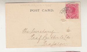 VICTORIA, WARRAGUL cds., 1912, 1d. Post Card, Bank of Australasia to Trafalgar. 