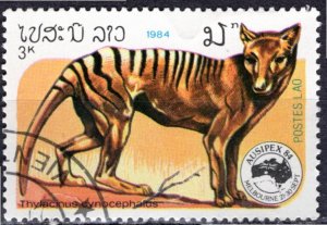 Laos; 1984: Sc. # 595: Used CTO Single Stamp