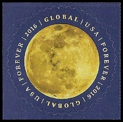 US 5058 Moon global forever single (1 stamp) MNH 2016