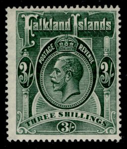 FALKLAND ISLANDS GV SG80, 3s slate-green, M MINT. Cat £100.