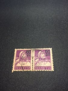 Switzerland 197 used pair