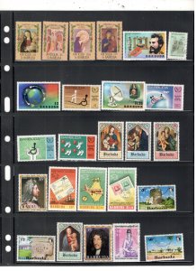 BARBUDA COLLECTION ON STOCK SHEET MINT/USED