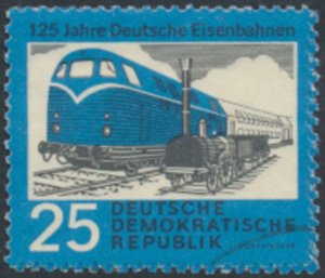 German Democratic Republic  SC# 531  Used  Railroads   see details & scans