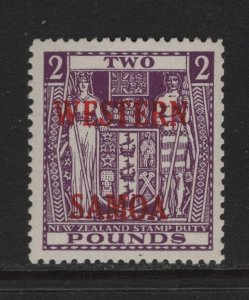 Western Samoa Scott # 219 VF OG never hinged nice color cv $ 100 ! see pic !