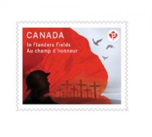 Canada 2836 In Flanders Fields P single (from booklet) MNH 2015