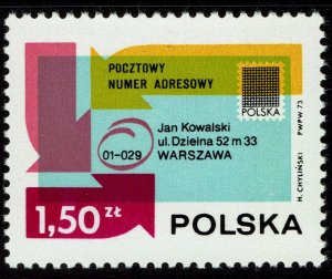 Poland #1970  MNH - Postal Code System (1973)