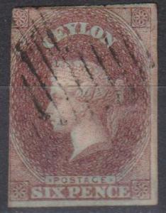 Ceylon #2 F-VF Used Signed CV $525.00 (B3960)