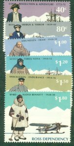 ROSS DEPENDENCY L31-L36  MNH SCV $10.55   BIN $52.25