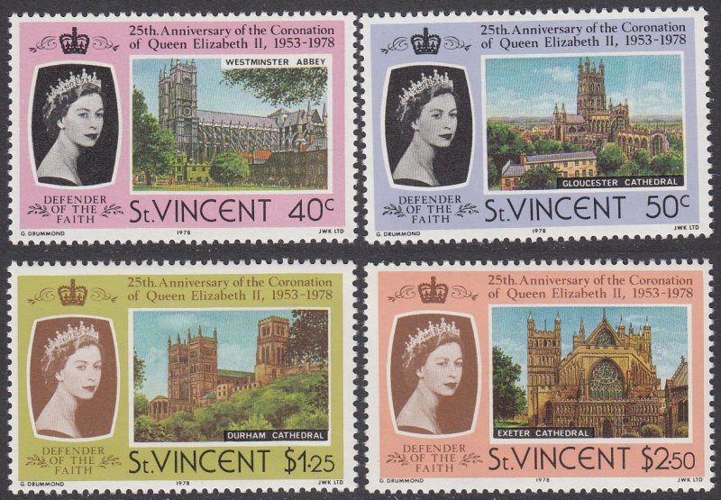 St. Vincent 528-531 MNH CV $1.00