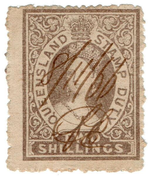 (I.B) Australia - Queensland Revenue : Stamp Duty 2/-