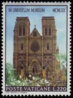 Vatican City #499 Mint - 1970 220l.  - Cathedral