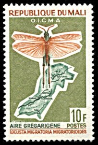 Mali 59, MNH, Locust Control Campaign