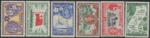 Tonga 1951 SG95-100 Treaty of Friendship set MNH