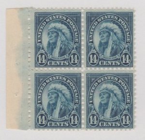 U.S. Scott Scott #695 American Indian Stamp - Mint NH Block of 4