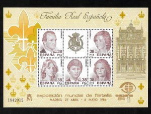 Spain 1984 - MNH - Souvenir Sheet - Scott #2367