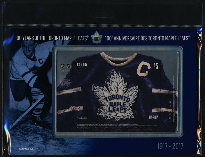 Canada 3042 MNH NHL, Toronto Maple Leafs Jersey